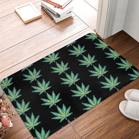 Cannabis Leaf Rug